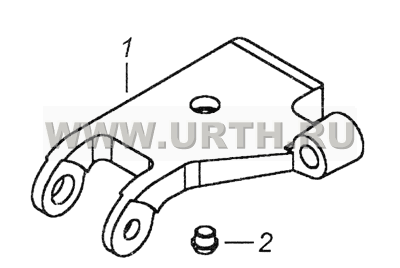 65115-2905535 Кронштейн амортизатора левый